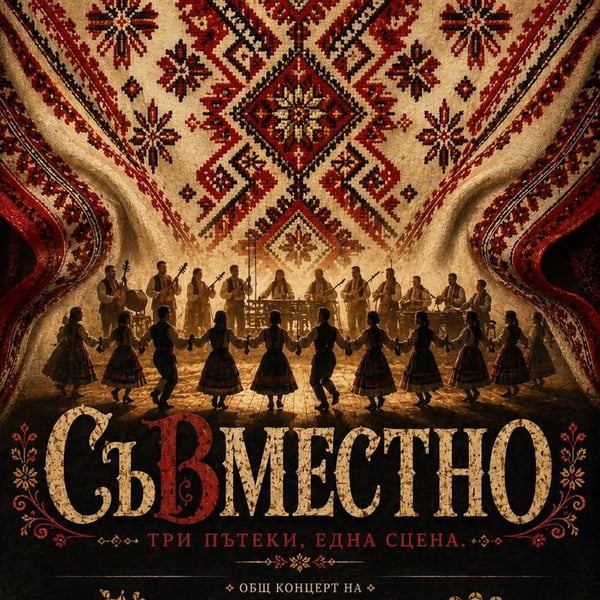 Плакат: Съвместно, Три пътеки - една сцена