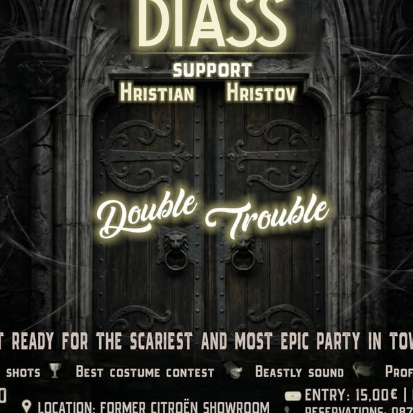 Плакат: HALLOWEEN NIGHT: Double Trouble Live
