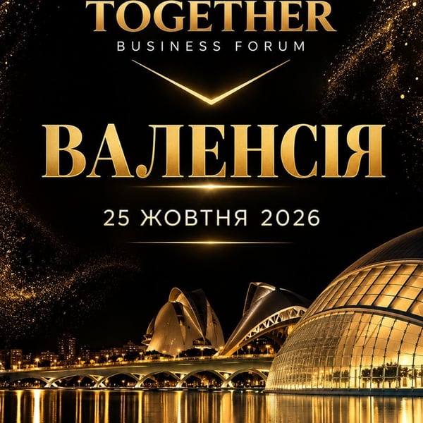 Плакат: Together Business Forum Valencia 2026