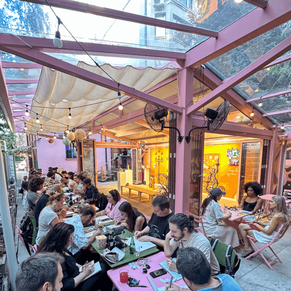 Плакат: Drink & Draw