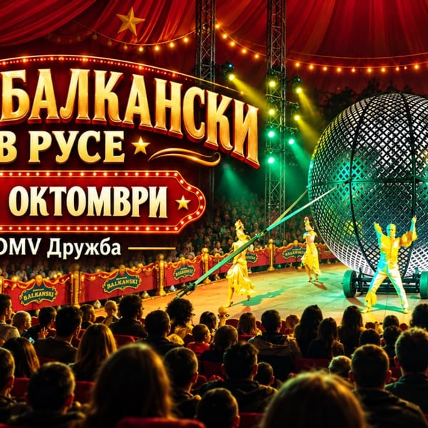Плакат: Цирк Балкански в Русе