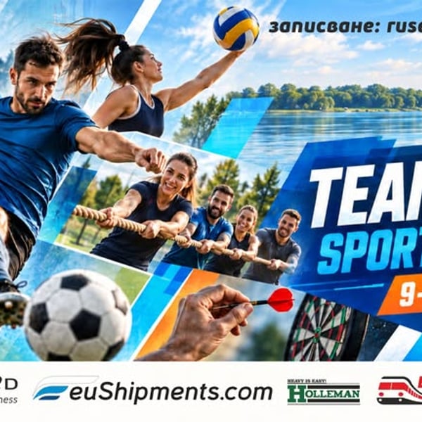 Плакат: TEAM SPIRIT SPORT FEST RUSE 2026
