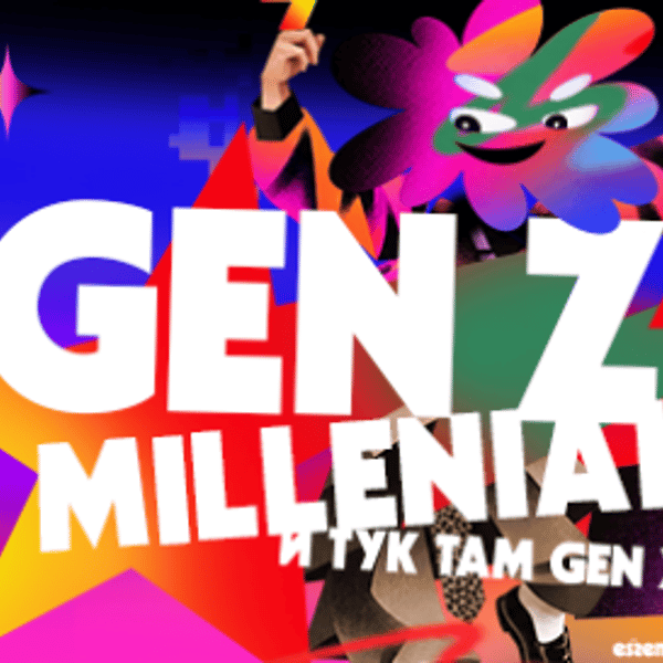 Плакат: GEN Z Vs MILLENNIALS ESSENCE 22 BIRTHDAY BAS