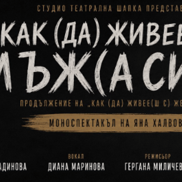 Плакат: Как (да) живее(ш с) мъж(а си)?!