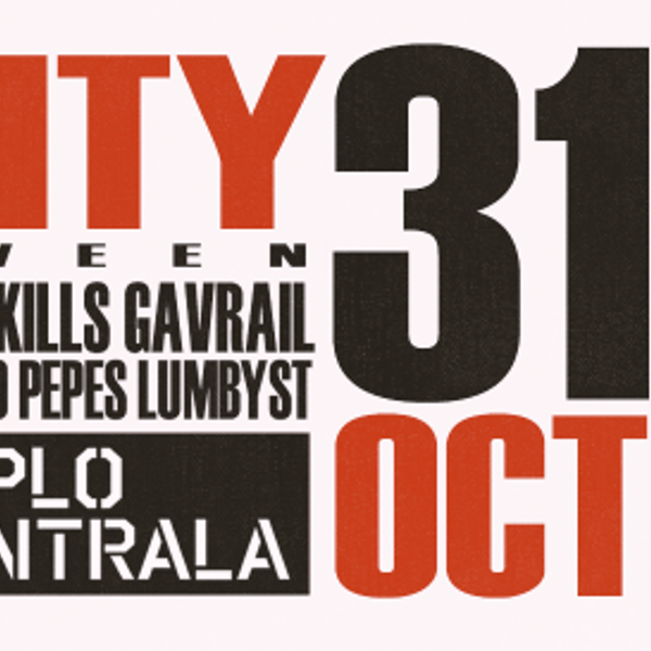 Плакат: SIN CITY HALLOWEEN W/ COUCOU CHLOE ; EVERILKILLS ; GAVRAIL ; PEPES ; SAWOPO ; LUMBYST