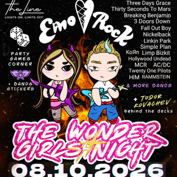 Плакат: The Wonder Girls EMO/ROCK Night @ The Line, Варна