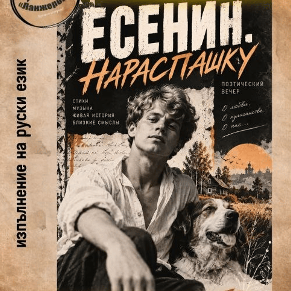 Плакат: Есенин. Нараспашку