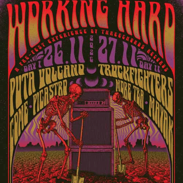 Плакат: WORKING HARD in Sofia/Threechords