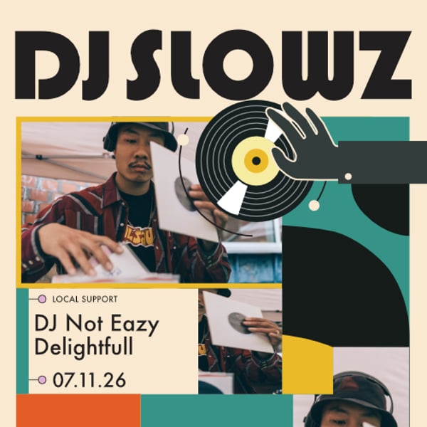 Плакат: DJ Slowz at Club Pave