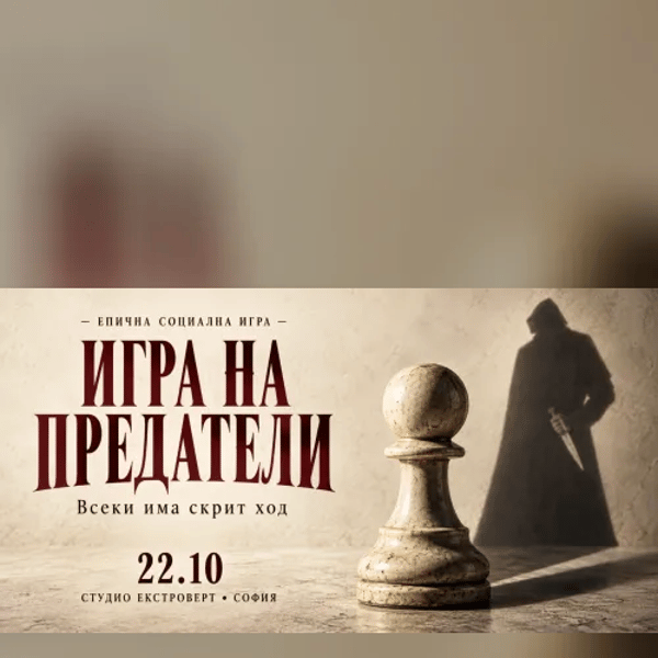 Плакат: Игра на предатели | Социална игра за лъжци и манипулатори