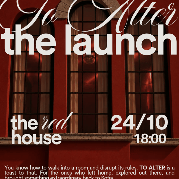 Плакат: To Alter - Alter Circle Launch