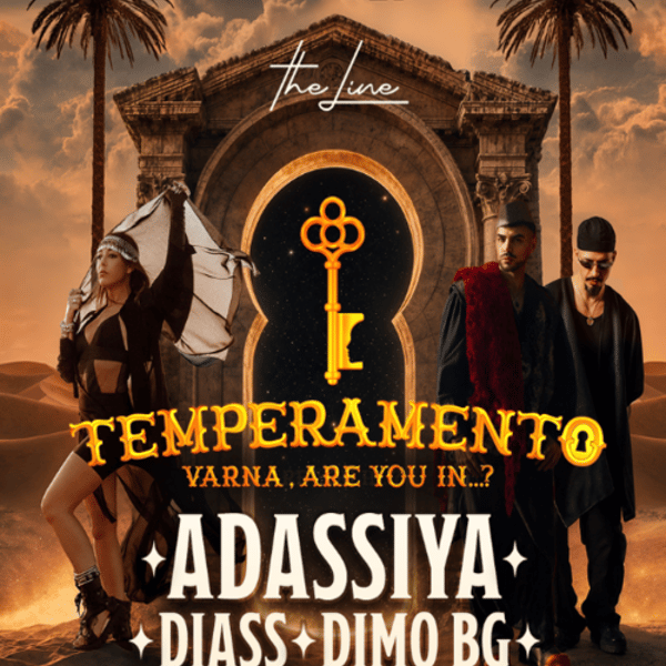Плакат: TEMPERAMENTO 🌊Varna 🌊 - ARE YOU IN? 🗝