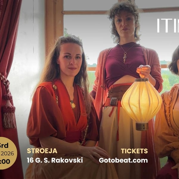 Плакат: Les Itinérantes live in Sofia at Stroeja