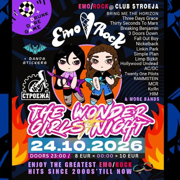 Плакат: The Wonder Girls Night
