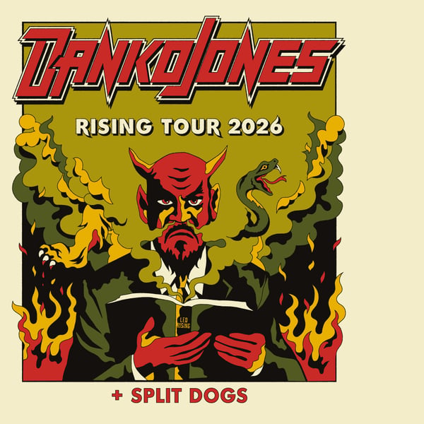 Плакат: DANKO JONES @ Vidas Art Arena, Sofia | 17.10.2026