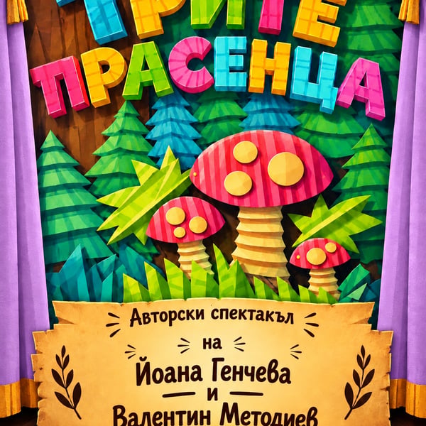 Плакат: Трите прасенца