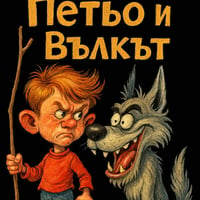Плакат: ПЕТЬО И ВЪЛКЪТ