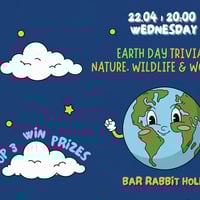 Плакат: EARTH DAY TRIVIA – Nature, Wildlife & Wonders 22.04 EN