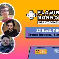 Плакат: Среща и разговор с Георги Динчев - студио директор на Creative Assembly Sofia... и още 2 яки неща!