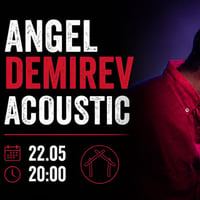 Плакат: Angel Demirev Acoustic @ HOM'S