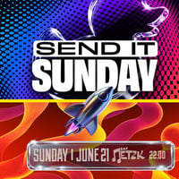 Плакат: SEND IT SUNDAY - Бар Петък. - 21.06.2026
