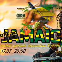 Плакат: Vibe Passport: Off To JAMAICA! /@ Gramophone Garden/