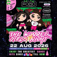 Плакат: 22 AUG | The Wonder Girls Night✨@FOMO_in_the_park / Vidas Art Arena🌳