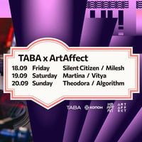 Плакат: TABA x ArtAffect на kvARTal