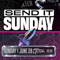 Плакат: SEND IT SUNDAY - Бар Петък - 28.06.2026