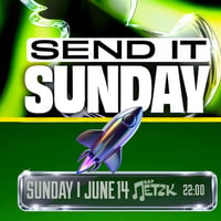 Плакат: SEND IT SUNDAY - Бар Петък - 14.06.2026