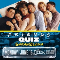 Плакат: FRIENDS QUIZ - Бар Петък - 15.06.2026