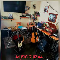 Плакат: MUSIC QUIZ #4 --- 20.08 --- 20:30 --- REBELS CLUB
