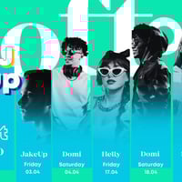 Плакат: Weekend Night Grooves on the Roof – April Edition 🌃