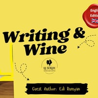 Плакат: Writing & Wine by Candlelight – English Edition at Le Soleil 🕯️🍷✍️