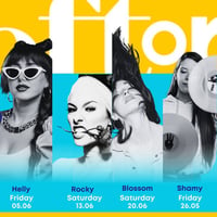 Плакат: Weekend Night Grooves on the Roof: June Edition🌴🌃