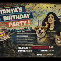 Плакат: ПАРТИ С КАУЗА@THIN RED LINE BAR - 09.05.2026