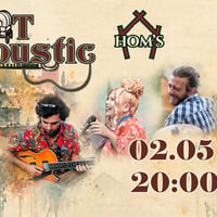 Плакат: HotAcoustic w/ Veleka @ HOM'S