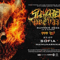 Плакат: SLAUGHTER TO PREVAIL - LIVE IN SOFIA - 27.07.2026