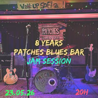 Плакат: 8 years Patches Blues Bar B’day Jam Session