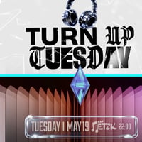 Плакат: TURN UP TUESDAY - Бар Петък - 19.05.2026