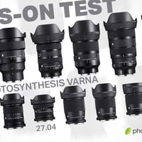 Плакат: Hands-on тест на обективи Sigma / 27.04.2026 г. от 13:00 до 20:00 часа / ФотоСинтезис Варна
