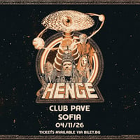 Плакат: HENGE live at Club Pave