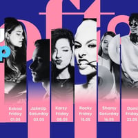 Плакат: Weekend grooves on the roof - May Edition 🎉🌃