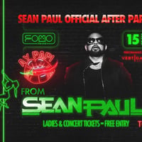 Плакат: 15.05 Ay, Papi 🌶️ Sean Paul Official After Party | FRIDAY @FOMO the club