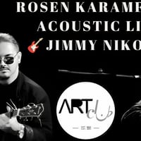 Плакат: Акустичен концерт на Росен Карамфилов в Art Club