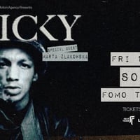 Плакат: 12.06 Tricky LIVE | SOFIA | FRIDAY @ FOMO the club