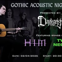 Плакат: Gothic Acoustic Night (HIM & Type O Negative) by Darkgeist @ Art Bar 158
