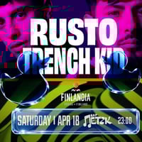 Плакат: RUSTO x TRENCH KID - Бар Петък - 18.04.2026
