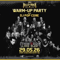 Плакат: Hills of Rock - WARM-UP Party with DJ POP COЯE @ Thin Red Line Bar - 29.05.2026