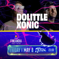 Плакат: DOLITTLE x XONIC - Бар Петък - 08.05.2026